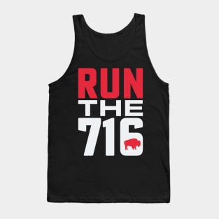 Buffalo Runner Run the 716 Buffalo NY Tank Top